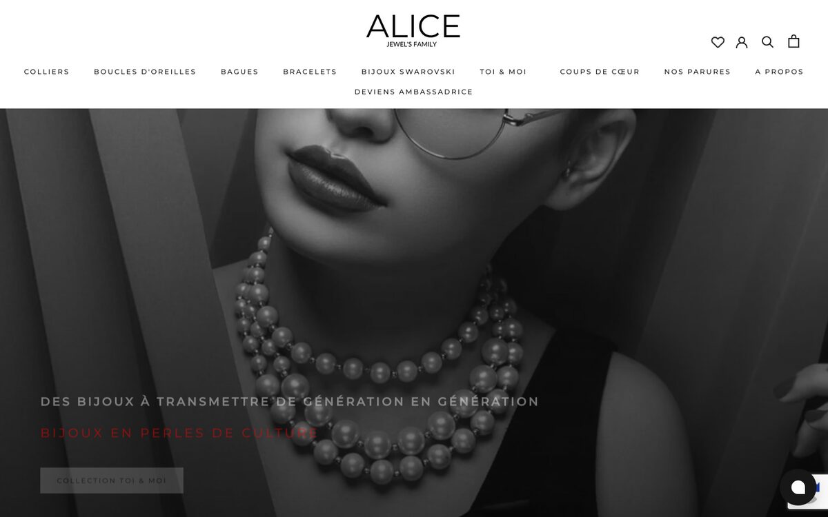 Page d’accueil de Alice Jewel’s Family